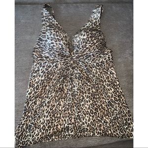 Victoria secret swim top Cheetah bathing suit top